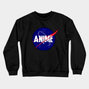 Anime Nasa Logo Crewneck Sweatshirt